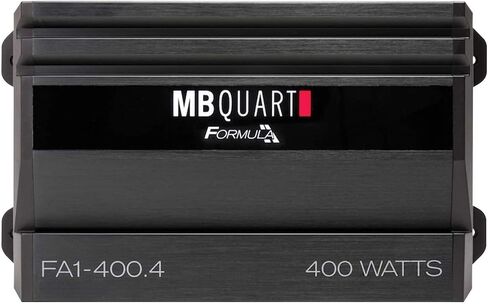 مضخم صوت للسيارة MB Quart FA1-2000.1 أحادي القناة (أسود) - فئة SQ Amp، 2000 واط، 1 أوم ثابت، كروس إلكتروني متغير، حماية نظام LED، اتصالات شديدة التحمل، جهاز تحكم عن بعد متضمن in Kuwait