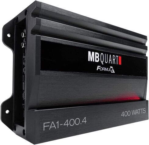 مضخم صوت للسيارة MB Quart FA1-2000.1 أحادي القناة (أسود) - فئة SQ Amp، 2000 واط، 1 أوم ثابت، كروس إلكتروني متغير، حماية نظام LED، اتصالات شديدة التحمل، جهاز تحكم عن بعد متضمن in Kuwait