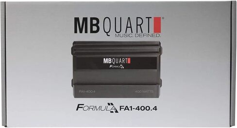 مضخم صوت للسيارة MB Quart FA1-2000.1 أحادي القناة (أسود) - فئة SQ Amp، 2000 واط، 1 أوم ثابت، كروس إلكتروني متغير، حماية نظام LED، اتصالات شديدة التحمل، جهاز تحكم عن بعد متضمن in Kuwait