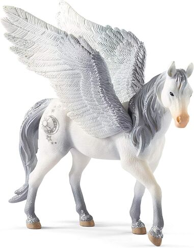 Schleich bayala Mythical Princess Pegasus Unicorn Figurine - Featuring Purple Wings, Highly Durable and Fun Imaginative Animal Toy for Boys and Girls, Gift for Kids Ages 5+ in Saudi Arabia