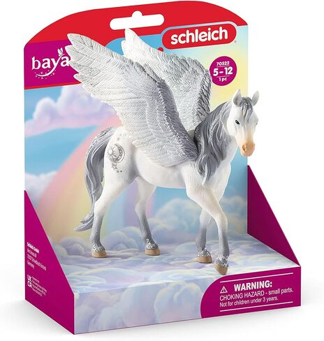 Schleich bayala Mythical Princess Pegasus Unicorn Figurine - Featuring Purple Wings, Highly Durable and Fun Imaginative Animal Toy for Boys and Girls, Gift for Kids Ages 5+ in Saudi Arabia