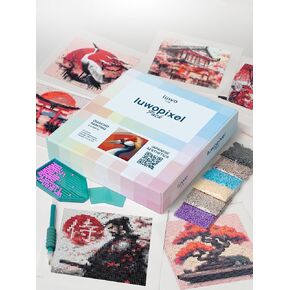 LuwoArte Large Diamond Art Kits for Adults - Brilliant Art Diamond Painting Kit - Paint Gem Art for Adults - Japanese Aesthetics