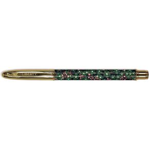 Galison Liberty Star Anise Boxed Pen from Includes One Black Ink Ballpoint Pen and Hinged Gift Box, Fashionable Writing Pen Featuring the Famous Prints of Liberty London, Makes an Exciting Gift