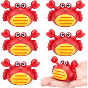 Civaner 6 PCS Crab Party Decoration سلطعون صغيرة تسحب السيارات السلطعون السلطعون الغلي