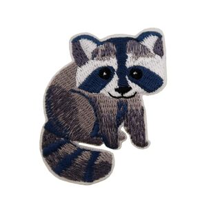 Raccoon Embroidered Iron On Patch