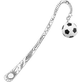 UJIMS Soccer Themed Gift Soccer Ball Bookmarks Sports Party Favors Gifts Library Gift for Reader Book Lovers Bookworm (SoccerBallBookmarks)