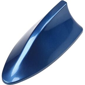 Possbay Universal Car Shark Fin Antenna AM/FM Signal Roof Aerial for Auto SUV Truck Offroad with Adhesive Base (Black)
