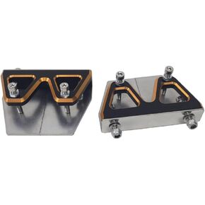 KingVal Replacement Metal Trim Tabs Trim Flaps Water Pressure Plates for Balance RC Parts Compatible with RC Boat
