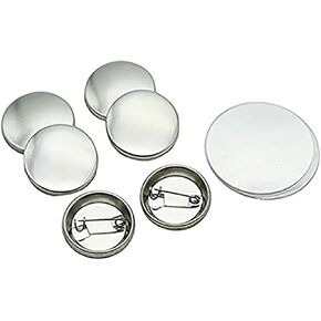 ChiButtons 25mm Metal Pin Badge Round [Metric System] (500 Sets)