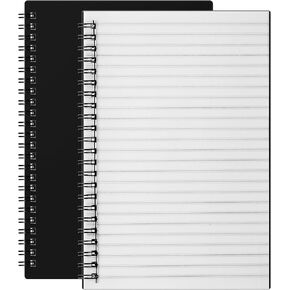 6 Pcs Stone Paper Waterproof Notebook Spiral A5 5.8 x 8.3'' Weatherproof Stone Paper All Weather Notebook Journal Note Taking College Ruled for Aesthetic Office Outdoor