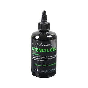 Magic Creator Professional Stency Gel Solution- يستمر كل يوم ، لا تشوبه شائبة ، داكنة ونظيفة (1 أوقية)