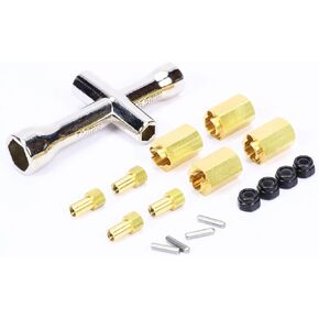 RCAWD Brass Wheel Hex Hub H7*10mm for Traxxas TRX-4M 1/18 4WD Parts
