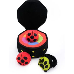 لعبة Zippypaws Burrow Puzzle Toy Plush Dog ، لعبة تفاعلية صاخبة للإثراء ، إخفاء وبحث عن لعبة للكلاب الصغيرة إلى المتوسطة ، مربع المعجزة المعجزة