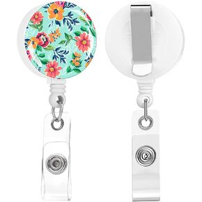 بكرات الشارة قابلة للسحب ، حاملي شارات الهوية قابلة للسحب ، حامل بطاقة الهوية القابلة للسحب للمقاطع القابلة للسحب للمعلم ، الطالب ، عامل المكتب (زهور أرجواني خمر) in Kuwait