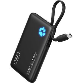 INIU Portable Charger, 20W PD3.0 Fast Charging Slimmest 10000mAh Power Bank, USB C in/Out QC4+ Battery Pack, Portable Phone Charger for iPhone 15 14 13 12 11 Pro Samsung S22 S21 Google AirPods iPad