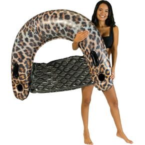 PoolCandy Safari Collection, Leopard Print Jumbo Sun Chair, High Resolution Photo RealPrint Technology