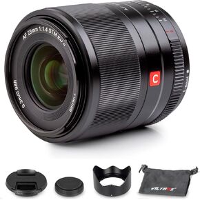 VILTROX 23mm f/1.4 F1.4 E Lens Large Aperture STM APS-C Auto Focus Lens for Sony E-Mount Camera A7 A7R A7C A7II A7RII A7SIII A7III A7RIII A7RIV A9 A6600 A6500 A6400 A6300 A6100 A6000 A5100