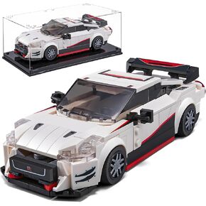 Sports Car Building Set for Adults, MOC Racing Car Collectible Model Kit with Display Box, Cool Vehicles Gifts for Kids Boys Teens Age 8-14 12-16 (324 Pieces)
