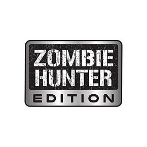 (2 Pcs) Zombie Hunter Edition Sticker Vinyl Decal For Car Truck SUV Decal Badge Halloween Decoration
