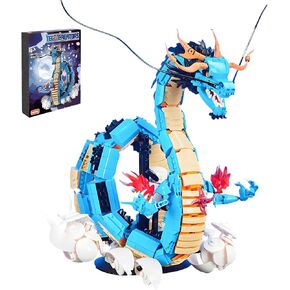 كبنات بناء Kaido Dragon تم تعيينها للبالغين ANIME Building Kit Toys Gift for Kids Fans 1840 VILES