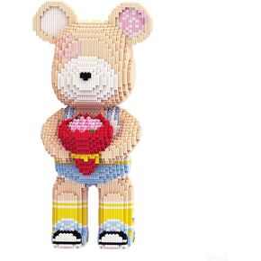 DAHONPA Animal Flower Love Bear Micro Building Blocks Set with Storage Drawer (7880 Pieces) Gift for Adults and Kids