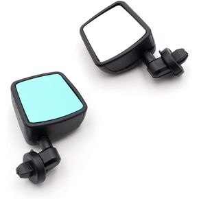 LCX RACING 1/1TH RC CRAWLER CAR NYLON View View Mirror Set RealView Mirrors for RC Car Axial SCX10 II Wranger Body ، ترقية أجزاء ملحقات