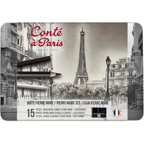 مجموعة Conté à Paris Pierre Noir ، 15 قطعة