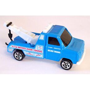 Ford Transit Wrecker Hot Wheels Blue Tow Truck 1:64 Scale Die Die Cast Car #620