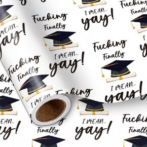 LeZakaa Teachers' Appreciation Wrapping Paper Roll - Thank you, Teacher Lettering for Teacher, for Holiday Party, Classroom Decor, Back-to-school - 17 inches x 16.4 Feet (23.2 sq.ft.)