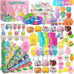 Tgosomt 120 PCS Easter Egg Fulers ، Easter Basket Stuffers for Kids Boys Girls ، Weaster Party Favors Toys Fys Foves ، Homps for 4 5 6 7 8 9 10 ، Christmas Stockings ،