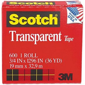 11 Pack 3M COMPANY TAPE TRANSPARENT FILM 3/4 X 1296