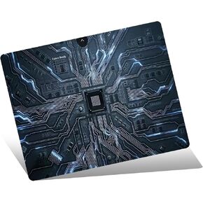 Mousepad الزجاجي للألعاب ، وسادة الماوس الصلبة في تموج الماء ، وسطح فائق السلع لتحسين السرعة والتحكم ، ودائم وسهلة التنظيف ، وتشمل ملحقات مضادة للملابس والتنظيف ، 35 سم*26 سم