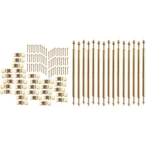 Dollhouse Miniature 1:12 Scale Stair Rod Set