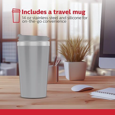 Holstein Housewares 5 Cup Drip Coffee Maker – Compact and User-Friendly with Auto Pause & Serve, Reusable Filter, Measuring Spoon & Glass Carafe, Office & Dorm Use, Red in Kuwait