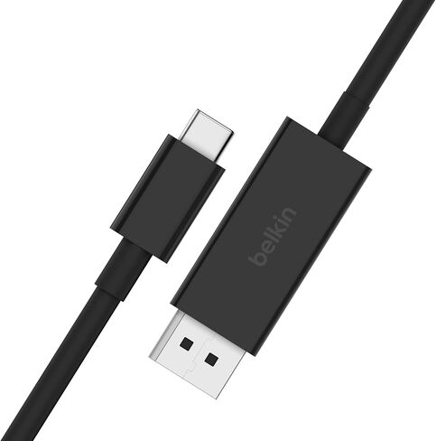 Belkin USB Type C to HDMI 2.1 Cable, 6.6FT/2M Cable with 8K@60Hz, 4K@144Hz, HDR, HBR3, DSC, HDCP 2.2, Works with Chromebook Certified, Compatible with MacBook, iPad Pro and Other USB C Devices in Kuwait