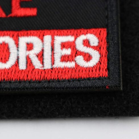 Bad Decisions Make Tactical Good Stories Military Morale Patch Funny Badge Embroidered Morale Applique Fastener Hook & Loop Emblem for Hat Backpack Jackets Applique Fastener(Black) in Saudi Arabia