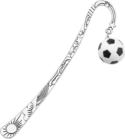UJIMS Soccer Themed Gift Soccer Ball Bookmarks Sports Party Favors Gifts Library Gift for Reader Book Lovers Bookworm (SoccerBallBookmarks) in Saudi Arabia