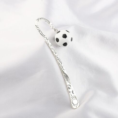 UJIMS Soccer Themed Gift Soccer Ball Bookmarks Sports Party Favors Gifts Library Gift for Reader Book Lovers Bookworm (SoccerBallBookmarks) in Saudi Arabia