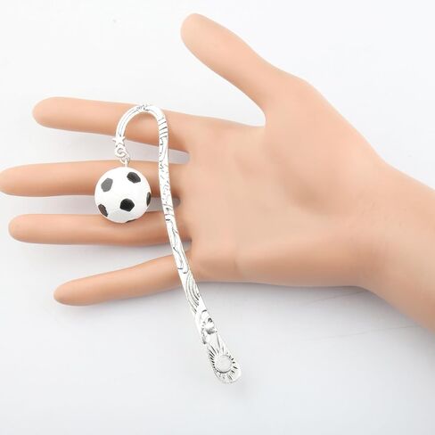 UJIMS Soccer Themed Gift Soccer Ball Bookmarks Sports Party Favors Gifts Library Gift for Reader Book Lovers Bookworm (SoccerBallBookmarks) in Saudi Arabia