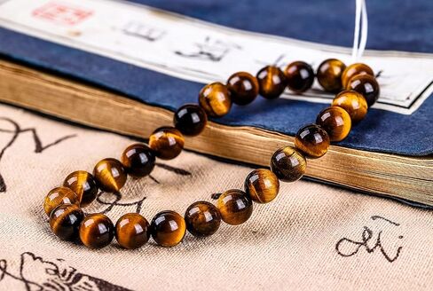 100 pcs 8mm Natural Gemstone Beads for Jewelry Making, Dark Blue Round Smooth Healing Agate Stone Beads Bulk in Saudi Arabia