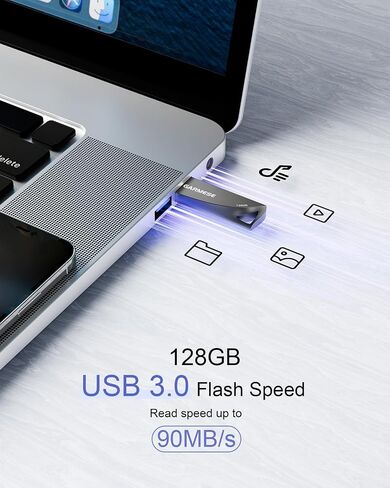 محرك أقراص فلاش USB 3.0 سعة 32 جيجابايت، 5 عبوات من عصا ذاكرة USB معدنية مقاومة للماء، محرك أقراص رفيع بالإبهام، محرك أقراص محمول مع فتحة سلسلة مفاتيح، محرك قفز أنيق للكمبيوتر/السيارة/التلفزيون الذكي in Kuwait