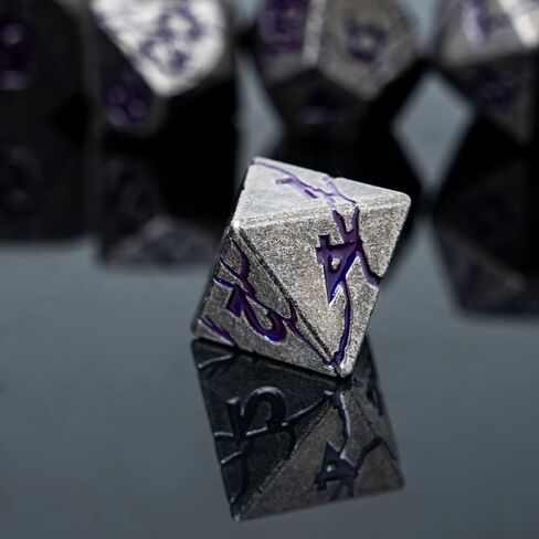 الأبراج المحصنة والزهر المعدني التنين ، النرد المعدني مجموعة D&D Polyhedral DND النرد مع حالة هدية ، الكشف عن هدايا لعب الأدوار (الرعد ، الأحمر) in Kuwait