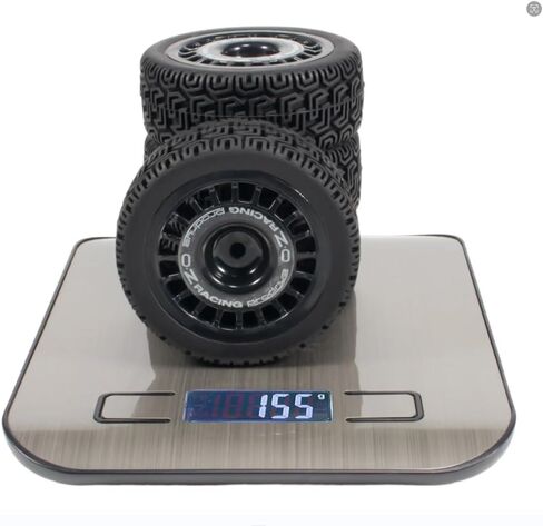 4Pcs 12mm Glued Rubber Tire Plastic Wheels Rim for RC Rally Racing Car TT-01 TT-02 XV-01 DF-03 TA06 PTG2 HPI WR8 Upgrades Parts (4Pcs Black B) in Saudi Arabia
