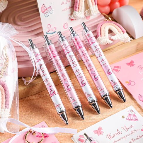 20 Set Girls and Boys Baby Shower Favors Gifts for Guests Baby Shower Pens Rainbow Cloud Boho Keychain Thank You Cards and Organza Bags for Gender Reveal Party Favor(Blue) in Saudi Arabia