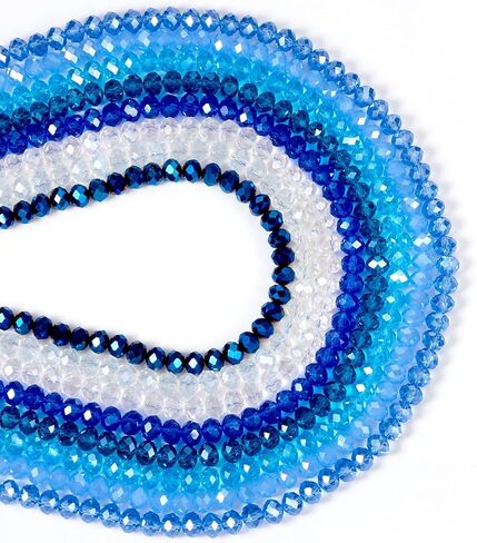 Beadthoven 3160pcs 3mm Class Crystal حبات رونيللي تقليد خيوط زجاجية من الزجاج للمجوهرات التي تصنع حبات الأحجار الكريستال الصغيرة الفواصل الكبيرة لأقراط سوار ديي in Saudi Arabia
