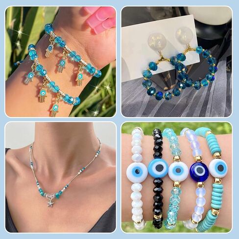 Beadthoven 3160pcs 3mm Class Crystal حبات رونيللي تقليد خيوط زجاجية من الزجاج للمجوهرات التي تصنع حبات الأحجار الكريستال الصغيرة الفواصل الكبيرة لأقراط سوار ديي in Saudi Arabia