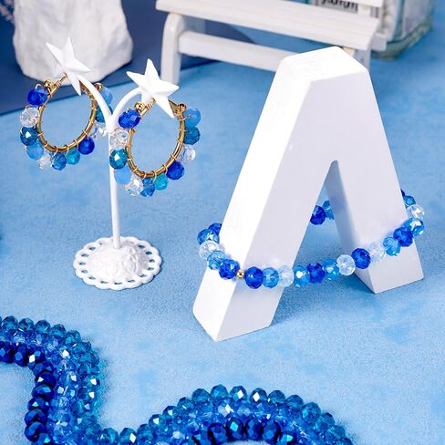 Beadthoven 3160pcs 3mm Class Crystal حبات رونيللي تقليد خيوط زجاجية من الزجاج للمجوهرات التي تصنع حبات الأحجار الكريستال الصغيرة الفواصل الكبيرة لأقراط سوار ديي in Saudi Arabia