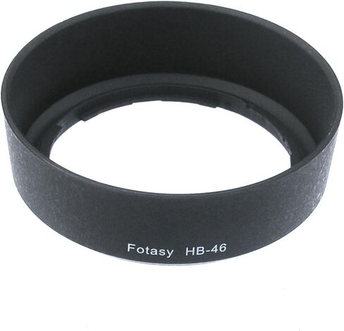 Fotasy Dedicated Bayonet Lens Hood for Nikon AF-S DX NIKKOR 35mm f/1.8G, Replacement of Nikon HB-46 Lens Hood, Black, Standard, Prime, Nikon F Mount in Saudi Arabia