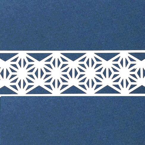 allydrew Hollow Lace Pattern Washi Masking Tape 2M Length Total (Set of 2), White Geometric in Saudi Arabia