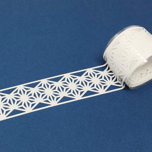 allydrew Hollow Lace Pattern Washi Masking Tape 2M Length Total (Set of 2), White Geometric in Saudi Arabia